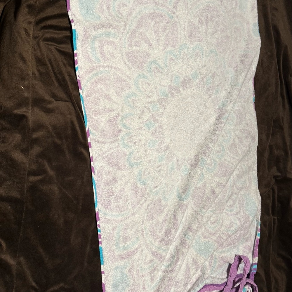 Colorful Mandala Drawstring Towel Backpack - Picture 5 of 9